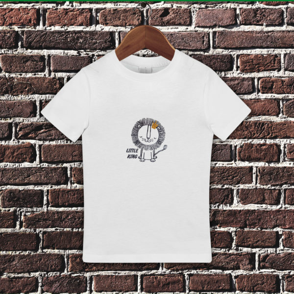 Leut, little king – tricou copii, brodat, lws 494